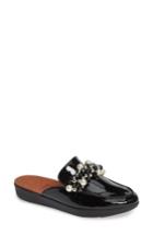Women's Fitflop Serene Beaded Slide M - Black