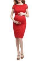 Women's Kimi And Kai Nancy Stretch Lace Maternity Dress