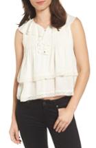 Women's Rebecca Minkoff Everly Top, Size - Ivory
