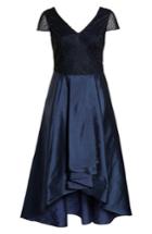 Women's Adrianna Papell Bead Embellished High/low Gown
