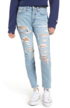 Women's Levi's 501 Ripped High Waist Skinny Jeans