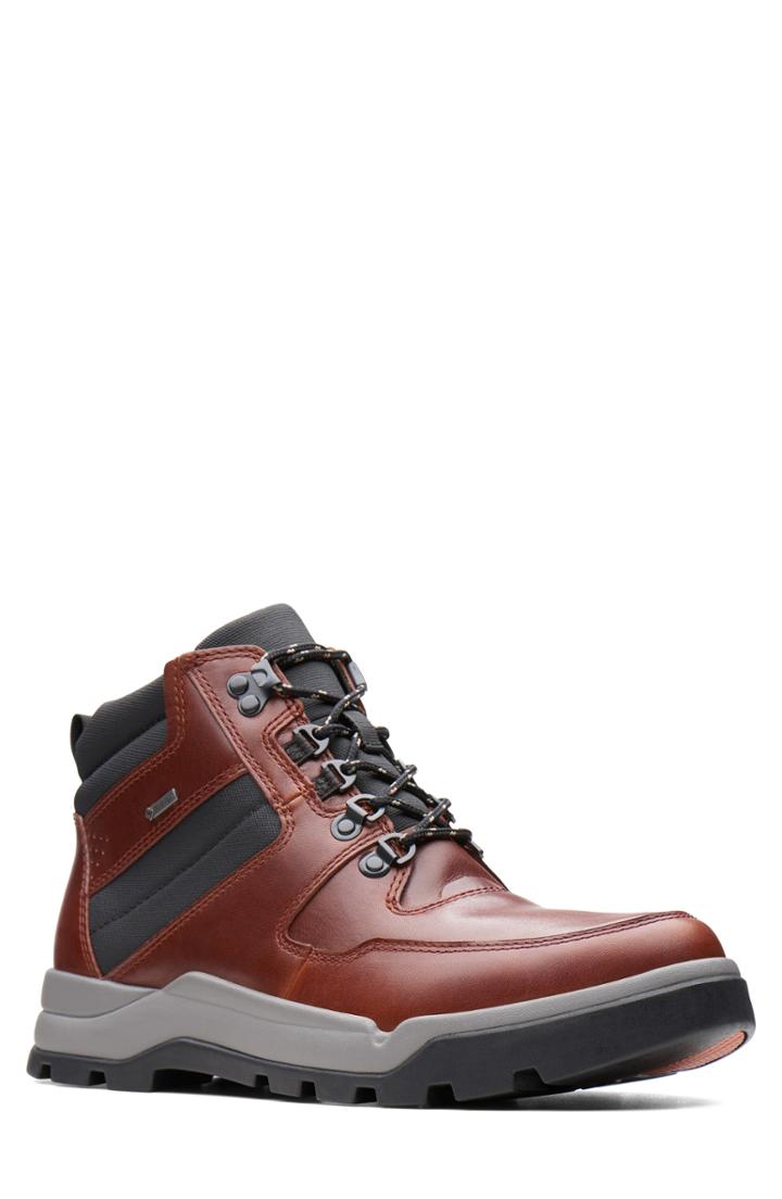 Men's Clarks Un. Atlas Up Gtx Waterproof Hiking Boot M - Brown