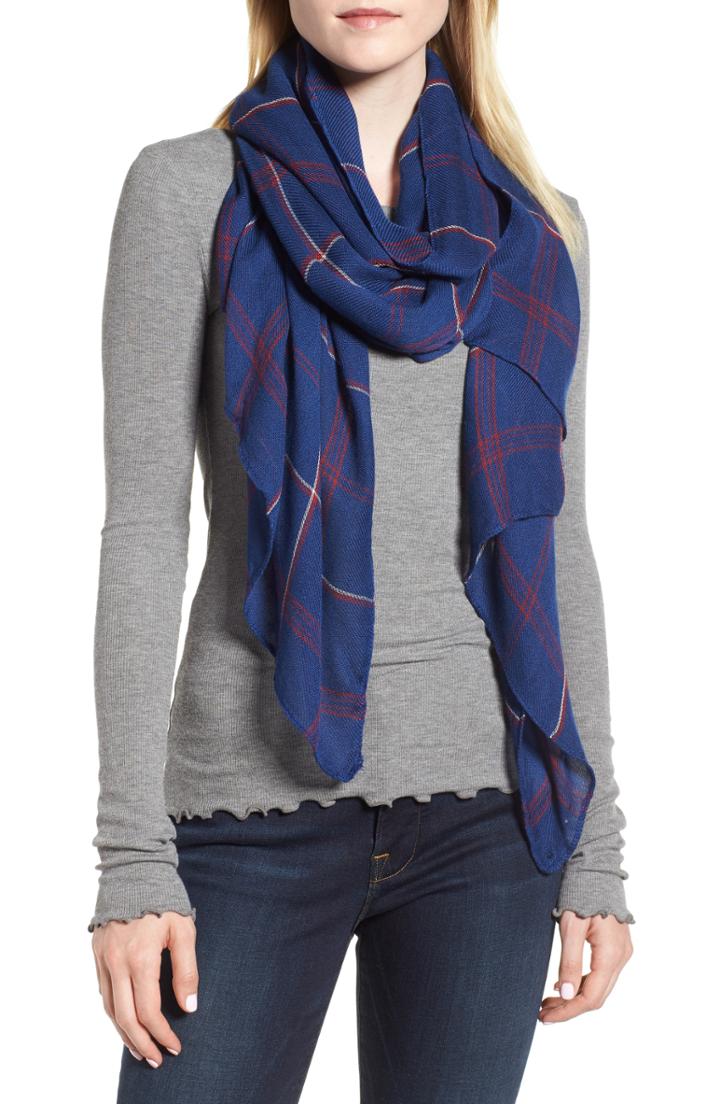 Women's Leith Dual Grid Oblong Scarf
