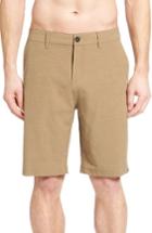 Men's Quiksilver Slub Amphibian Hybrid Shorts - Beige