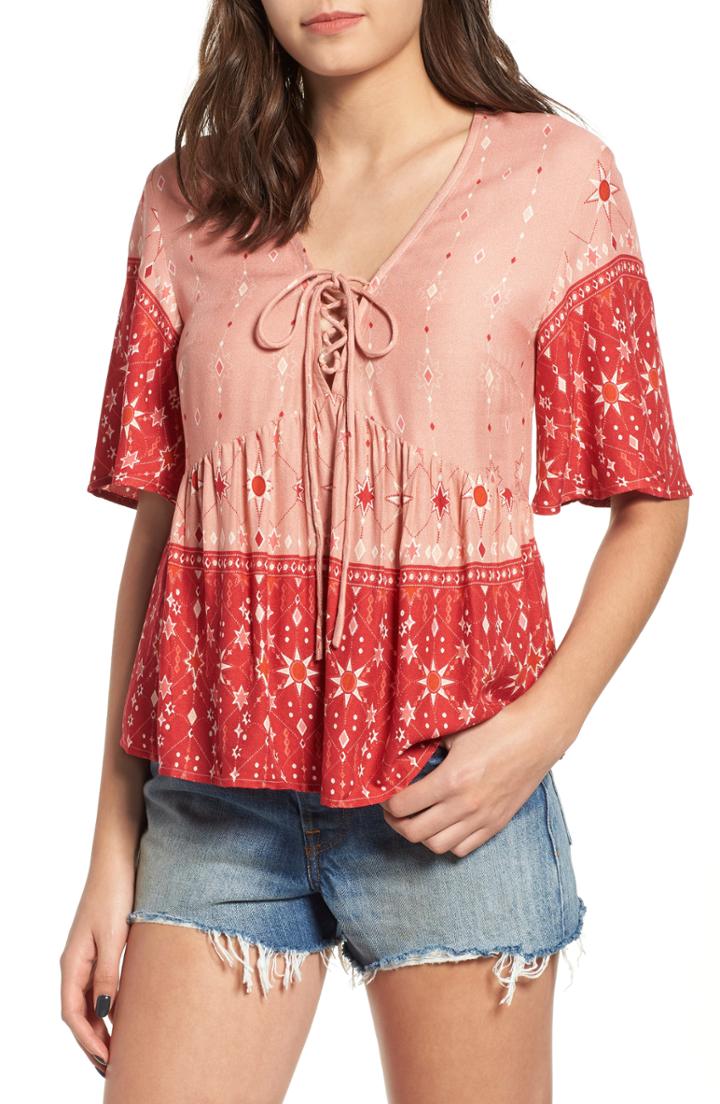 Women's Somedays Lovin Feeling Love Bicolor Blouse
