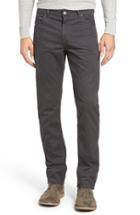 Men's Bugatchi Mini Check Five-pocket Pants - Grey