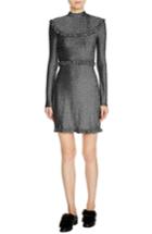 Women's Maje Metallic Knit Sheath Dress - Grey