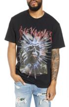 Men's The Kooples Slubbed Graphic T-shirt - Black