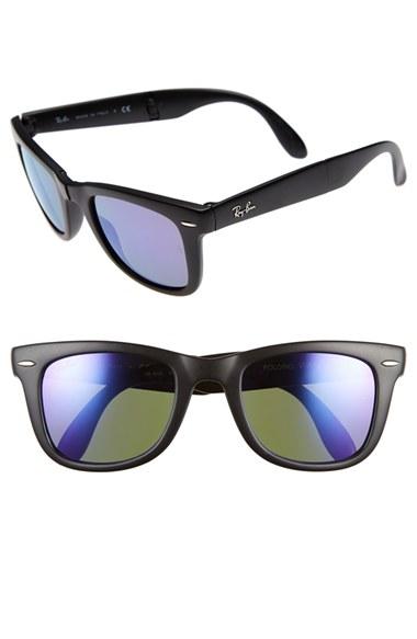 Women's Ray-ban 'folding Wayfarer' 50mm Sunglasses -