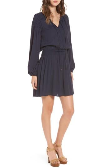 Women's Astr The Label Melinda Blouson Dress - Blue