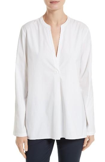 Women's Theory Ofeliah Stretch Cotton Top