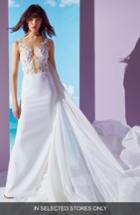 Women's Ines By Ines Di Santo Nadja Column Gown, Size In Store Only - Ivory