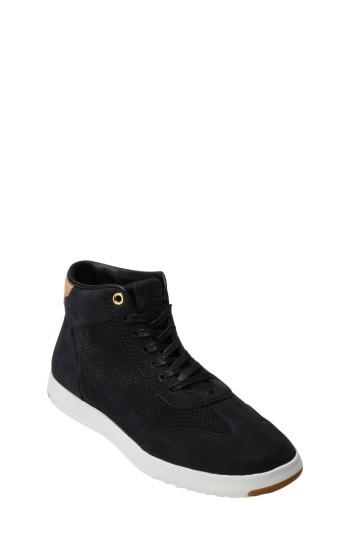 Women's Cole Haan Grandpro High Top Sneaker .5 B - Black