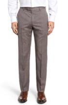 Men's Boss Leenon Flat Front Solid Wool Trousers R - Red