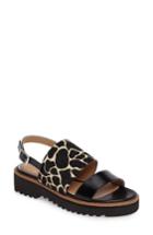 Women's Linea Paolo Reece Platform Sandal .5 M - Black