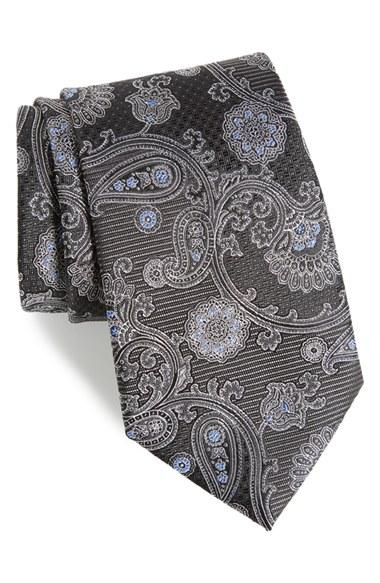 Men's Nordstrom Men's Shop Huntsman Paisley Silk Tie