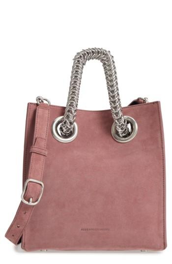 Alexander Wang Genesis Box Chain Square Suede Shopper -