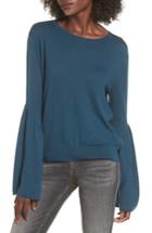 Women's Leith Bell Sleeve Sweater, Size - Blue