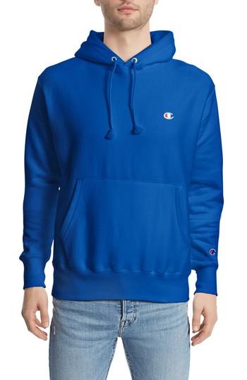 Men's Champion Reverse Weave Pullover Hoodie - Blue