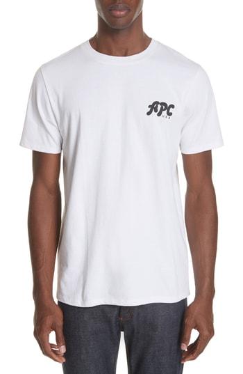 Men's A.p.c. New Logo Graphic T-shirt - White