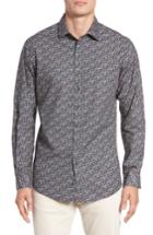 Men's Rodd & Gunn Glenure Original Fit Print Sport Shirt - Blue