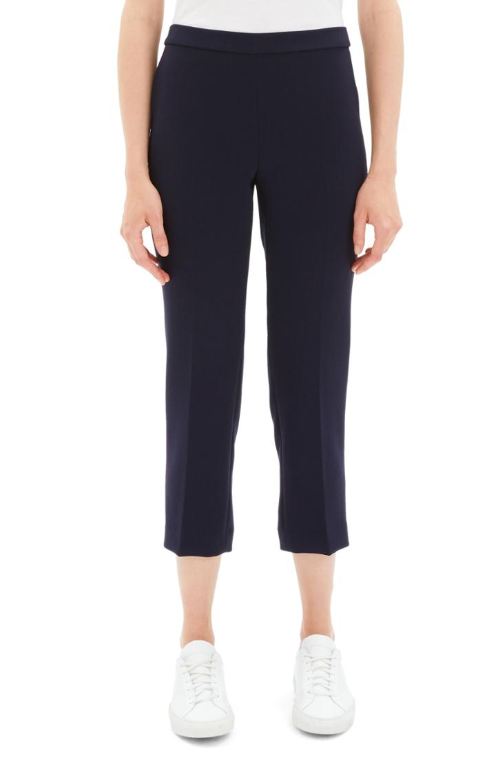 Women's Theory Crop Pants - Blue
