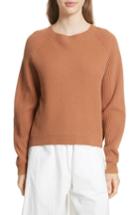 Women's Vince Diagonal Rib Wool & Cashmere Sweater - Brown