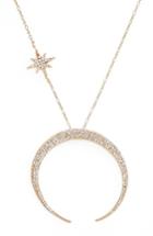 Women's Serefina Crystal Lunar Necklace