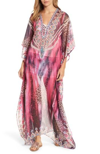 Women's Asa Kaftans Marrakesh Long Kaftan - Pink