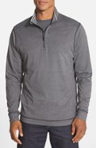 Men's Cutter & Buck 'topspin' Drytec Half Zip Pullover, Size - Grey (online Only)