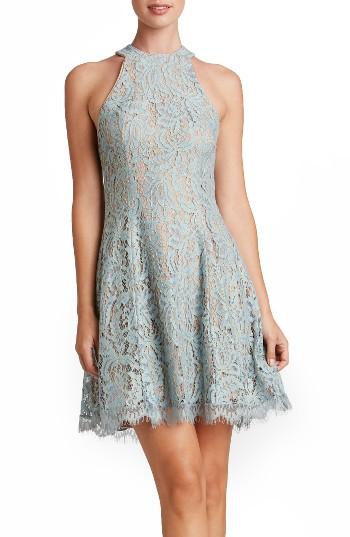 Women's Dress The Population Angie Halter Dress - Blue