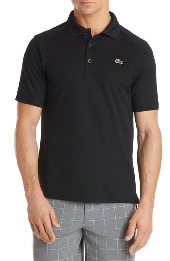 Men's Lacoste Ultra Dry Polo (m) - Black