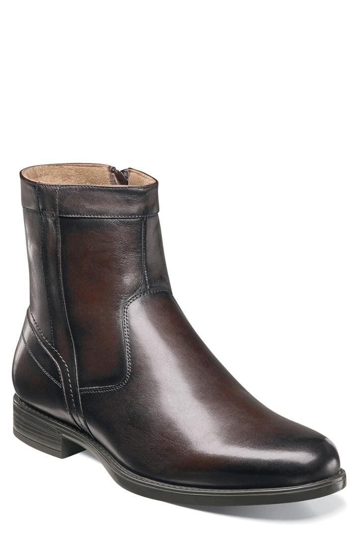 Men's Florsheim 'midtown' Zip Boot .5 D - Brown