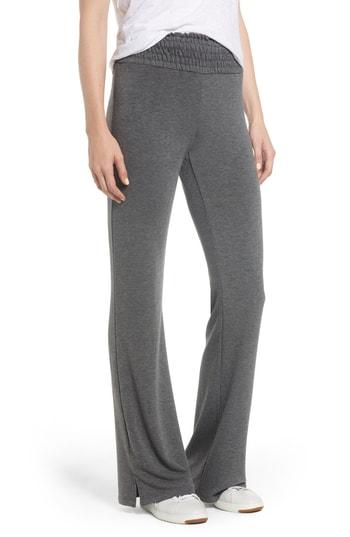 Women's Caslon Off Duty French Terry Pants - Grey