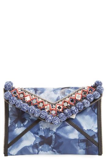 Rebecca Minkoff Dreamy Pom Leo Clutch -