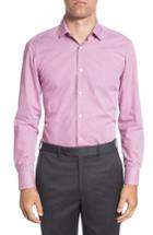Men's Boss Marley Sharp Fit Check Dress Shirt .5l - Pink