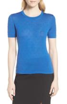 Women's Boss Fineen Dot Jacquard Sweater - Blue