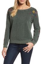 Women's Billy T Animal Print Embroidered Sweatshirt