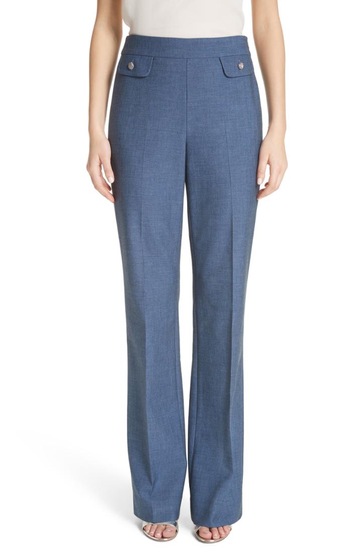 Women's St. John Collection Summer Bella Double Weave Pants