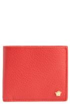 Men's Versace First Line Leather Wallet - Red