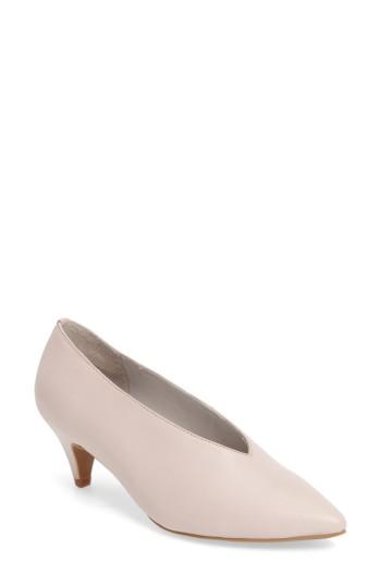Women's Jeffrey Campbell 'carla' Pointy Toe Pump .5 M - Pink