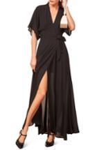 Women's Reformation Winslow Maxi Dress - Black
