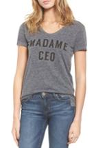 Women's Sundry Madame Ceo Tee - Grey