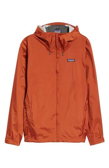 Men's Patagonia 'torrentshell' Packable Rain Jacket - Brown