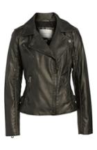 Women's Lucky Brand Faux Leather Jacket - Grey