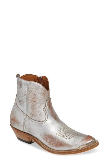 Women's Golden Goose Metallic Young Bootie Us / 35eu - Metallic