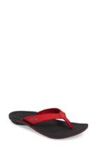 Women's Olukai 'kia I Wahine' Flip Flop M - Red