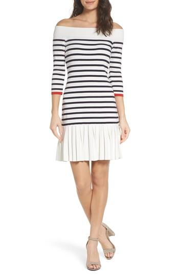 Women's Chelsea28 Off The Shoulder Sweater Dress - White