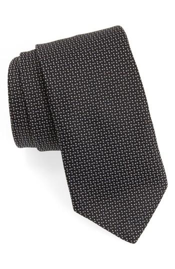 Men's John Varvatos Star Usa Dot Silk Tie, Size - Black