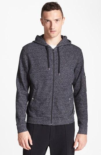 The Kooples Zip Hoodie With Zip Sleeve Pocket Vintage